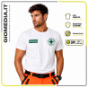 T-shirt Volontario P.O. Croce Verde Padova Unisex | GioMedia