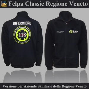 FELPA CLASSIC SUEM 118 REGIONE VENETO PER AZIENDE SANITARIE